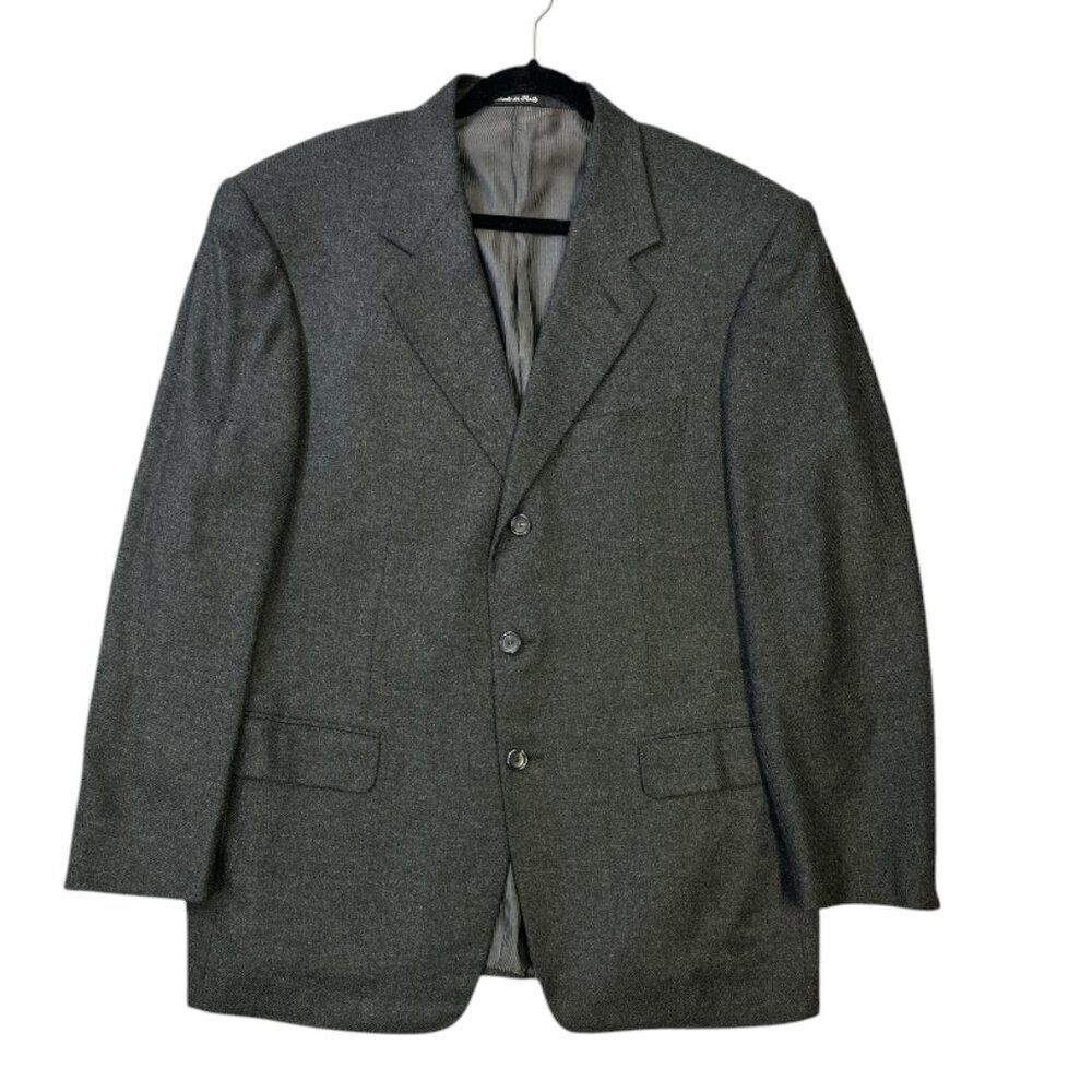 PAL ZILERI LORO PIANA CASHMERE Blazer Jacket Sport Coat Grey Sz 54